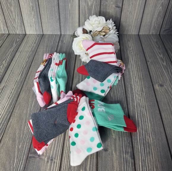 Cat & Jack Socks 12 Pairs 3 Sets of 4 Shine Bright - Picture 7 of 8